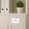 C-Line Products 2-1/2" x 4-1/4" Gray Side Load Magnetic Label Holders, 10/PK, 10PK/BX 87701-BX - alternate 2