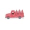 Homeroots 5" Red Metal Hand Painted Decorative Truck Tabletop Sculpture 483256 - alternate 2