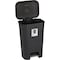 Sterilite 11.9 Gal. Black StepOn Wastebasket 10699004 - alternate 2