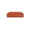 Homeroots 100" Camel Top Grain Leather Reclining Metal USB Sofa 720433 - alternate 4