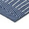 Homeroots 8' X 10' Navy Blue And Ivory Geometric Washable Indoor Outdoor Area Rug 596953 - alternate 3