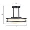 Westinghouse Lauderdale 12in 15W LED Indoor Semi Flush Mount, Color Temp Select, Matte Black, Frosted Acrylic 6136700 - alternate 2