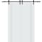 Sartodoors Modern Double Barn Door 64 x 84 inches, BASIC 0111 Arctic White, 13FT Rail Track Set, Solid Panel BASIC0111DB-MAW-6484 - alternate 1