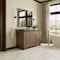 James Martin Vanities Brookfield 60 in. Single Vanity, Pecan w/ 3 CM Parisien Bleu Silestone Top 547-V60S-PCN-3PBL - alternate 2