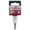 Vulcan Fractional Hex Bit Socket, Chrome, 3/16 in, 3/8 in Drive, 1-7/8 in OAL 3506005620 - alternate 2