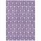 Homeroots 3' X 5' Purple And Ivory Geometric Washable Indoor Outdoor Area Rug 596057 - alternate 2