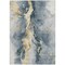 Homeroots 9' X 12' Graphite And Gold Abstract Washable Indoor Outdoor Area Rug 618506 - alternate 3