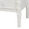 Baxton Studio Malinda Classic White Wood 2-Drawer End Table with Spindle Legs 253-14064-ZORO - alternate 3