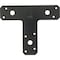 National Hardware 6'' x 5'' Black Heavy Duty T-Plate N266-471 - alternate 2