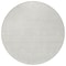 Homeroots 8' Ivory And Silver Round Geometric Washable Indoor Outdoor Area Rug 594475 - alternate 2