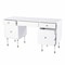 Homeroots 55" White Writing Desk With Four Drawers 402071 - alternate 3