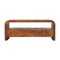 Homeroots 43in Brown Solid Wood Enclosed and Open Storage TV Stand 719186 - alternate 3