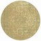 Homeroots 8' Fern Green And Sage Round Medallion Washable Indoor Outdoor Area Rug 616066 - alternate 2