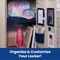 Lockermate 6-Piece Locker Organizer Kit, Mirror, Whiteboard, Storage Cup & Dry Erase Marker, Navy 5096-NVY - alternate 2