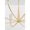 Hudson Valley Lighting Montrose 8 Light Chandelier 44 In. Vintage Gold Leaf/Soft Sand 3158-VGL/SSD - alternate 2