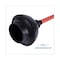 Boardwalk Toilet Plunger, 18in Plastic Handle, 5.63in dia, Red/Black BWK09201EA - alternate 3