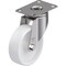 Blickle Swivel Plate Caster, Wht Nylon, 4", 265 lb. LKPXA-PO 101G-12 - alternate 1