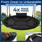 Serenelife 40 in Saucer Swing, Black SLSWNG901BK - alternate 2