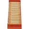 Controltek Coin Trays for Quarters, Stackable, 10 Coin Compartment(s), Orange, Plastic, 2PK 560563 - alternate 1