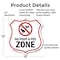 Signmission Dog Poop Shield Sign No Poop & Pee Zone, 12 Inch X 12 Inch, Plastic Sign SHI-P-12-375 - alternate 2