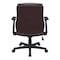 Office Star Products Exec Seating Faux Leather Mid Back Managers Office Chair, Chocolate FL91201-u2 - alternate 2