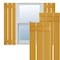 Ekena Millwork True Fit PVC, Three Board Spaced Board-n-Batten Shutters, Turmeric , 17 1/8W x 42H, PR TFP101SBF17X042TU - alternate 1