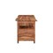 Homeroots 69" Brown Live Edge Solid Wood Writing Desk With Four Drawers 522095 - alternate 3