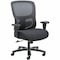 Sadie Big and Tall Task Chair - Black Seat Color - Fabric, Plush Seat Material - Black Back Color - Mesh VST141 - alternate 2