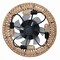 Jonathan Y Rowan 19.5" 4-Light Modern Bohemian 6-Speed Metal/Rattan Mobile-App/Remote-Controlled Lantern LED Ce JYL9730A - alternate 2