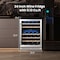 Yeego 24 in. Dual Zone 46-Bottles Wine Cooler YG-WD24R-23 - alternate 2