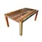 Homeroots 72" Brown Solid Wood Dining Table 488595 - alternate 1