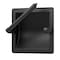 Gatco Pivoting Arm Recessed Toilet Paper Holder, Matte Black 752 - alternate 2
