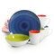 Gibson Crenshaw 12 Piece Round Ceramic Dinnerware Set in Assorted Colors, Service for 4 124312.12 - alternate 1