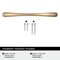 Amerock Vaile 5-1/16 inch (128mm) Center-to-Center Champagne Bronze Cabinet Pull, 10PK 10VMP37231CZ - alternate 2