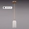 Vaxcel Shelby Mini Pendant Light, Champagne Gold, White Marble Glass, 5.25-In. Wide P0478 - alternate 2