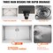 Vevor 36" Top Mount Farmhouse Kitchen Sink Single Bowl Basin 304 Stainless Steel TXHW362209RS1 - alternate 3