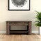 Homeroots 40" Dark Brown Storage Bench with Flip Top 535166 - alternate 2