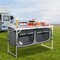 Vevor Camping Kitchen Table Folding Portable Cook Station 3 Adjustable Heights CWJK6388 - alternate 3