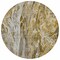 Homeroots 8' Brown Taupe And Gold Round Abstract Washable Indoor Outdoor Area Rug 577934 - alternate 2