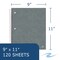 Roaring Spring Case of Wirebound Notebooks, 11"x9", 3 Subject 3 Pkt, 120 sht, College Ruled w/margin, Asstd. Colors, PK24 11384cs - alternate 2