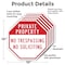 Signmission Private Property No Trespassing No, 10 inch X 10 inch, Aluminum Metal Signs, 5PK OC-A-5Pack-10-159 - alternate 2