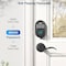 Wrightmaster 4 in 1 Corded Aluminum Smart Lock Deadbolt, Keyless Entry Door Lock with Fingerprint Digital, APP C ZR-DK50-BK - alternate 2