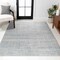 Jonathan Y Tidal Modern Strie' Gray/Turquoise 5 ft. x 8 ft. Area Rug SOR202A-5 - alternate 1