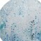 Homeroots 8' Light Blue And Ivory Round Abstract Washable Indoor Outdoor Area Rug 643549 - alternate 3