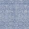 Homeroots 8' X 10' Denim Blue And Ivory Floral Washable Indoor Outdoor Area Rug 604674 - alternate 2