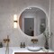 Vaxcel Shelby 2-Light Vanity Light, Natural Brass, Frosted Opal Glass, 5-In. Wide W0566 - alternate 2