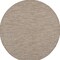 Homeroots 6' Beige Round Power Loom Area Rug 522450 - alternate 1