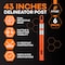 Xpose Safety 6 Pack 42in Ring Loop Orange Traffic Delineator Post, 6PK DLR-ORG-42-6-X-S - alternate 2