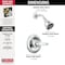 Delta Foundations Monitor 13 Series Shower Trim BT13210 - alternate 2