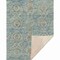 Homeroots 50" X 70" Ivory Coffee And Teal Damask Microfiber Plush Throw Blanket 712399 - alternate 1